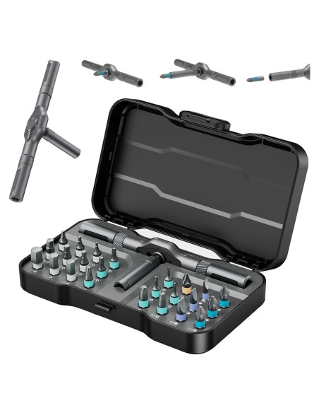 Juego de Destornillador Magnético 24 en 1 AULCTR Ergonómico