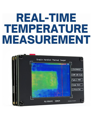 Cámara Térmica Infrarroja Portátil Mefape 32x24 -40C a 300C