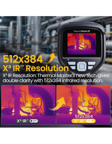 Cámara Térmica de Mano Thermal Master Thor 002 512x384