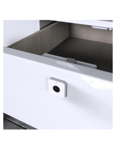 Cerradura Biométrica Diyeeni para Gabinete Blanca - Sin Llave