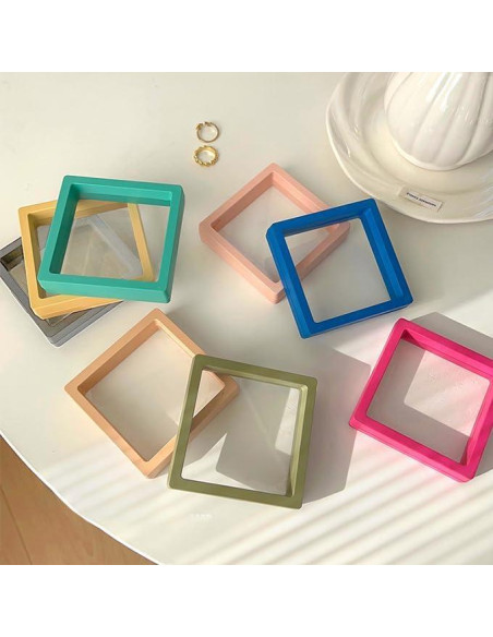12PCS Soporte de Exhibición Flotante 3D ITUTOO - Caja Joyería