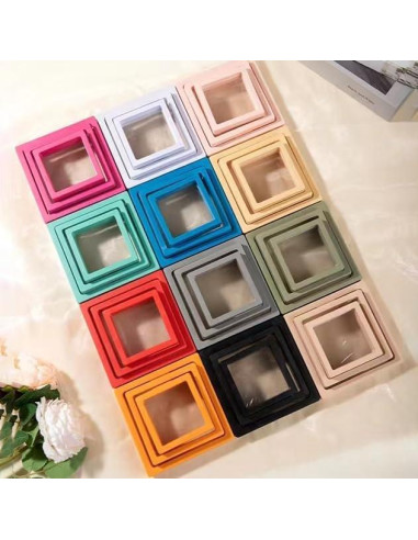 12PCS Soporte de Exhibición Flotante 3D ITUTOO - Caja Joyería