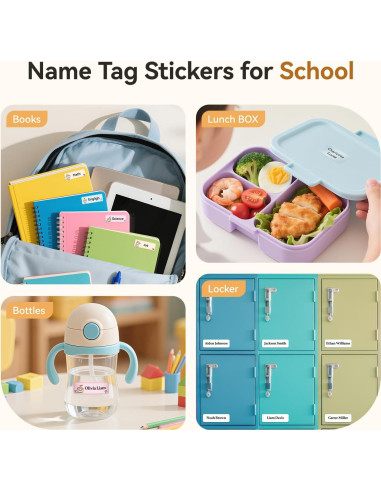 Etiquetas autoadhesivas NIIMBOT 0.5" (1.27 cm) 3 rollos