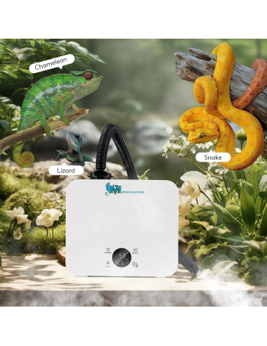 Humidificador de Reptiles Moongiantgo 2.5L con Niebla Ajustable