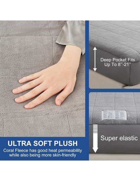 Almohadilla Térmica Eléctrica Guohaoi Individual Gris 190x99cm