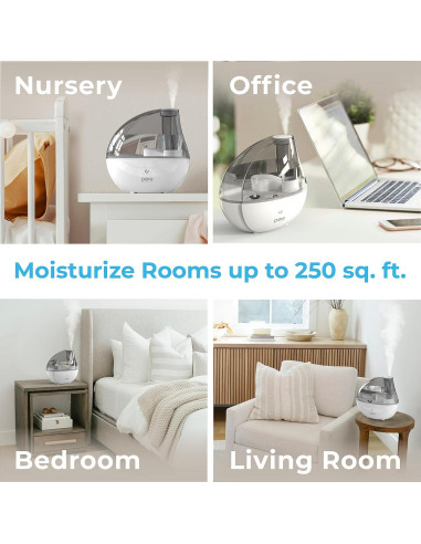 Humidificador ultrasónico Pure Enrichment MistAire Silver 1.5L