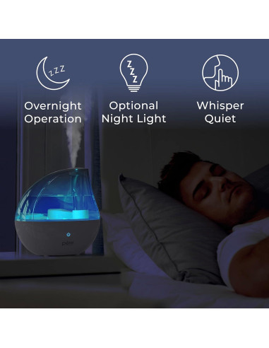 Humidificador ultrasónico Pure Enrichment MistAire Silver 1.5L