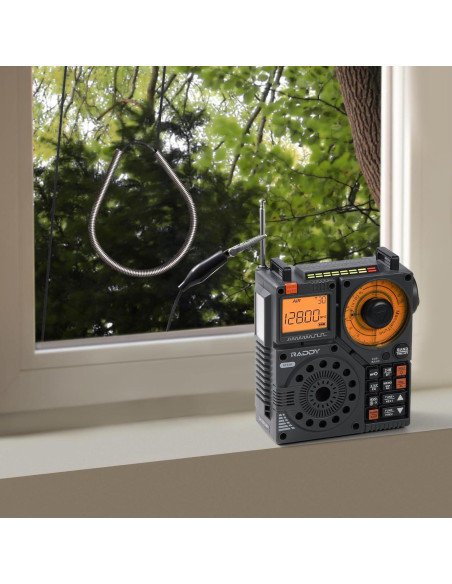 Antena de Onda Corta Raddy SW001 de 3 metros para Radio