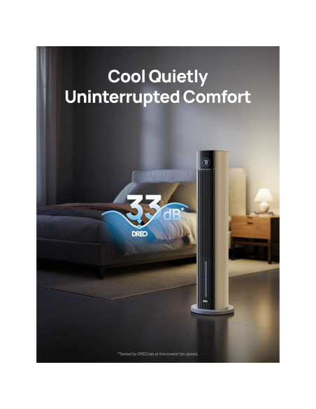 Ventilador Torre Dreo IceWind 712S 109 cm Blanco 4 Velocidades