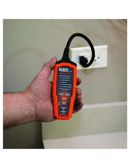Probador de Enchufes Klein Tools RT310 GFCI AFCI 120V