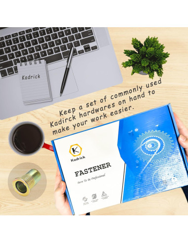 Kit de Tuercas Remachadas Kadrick 810pcs Métricas y SAE