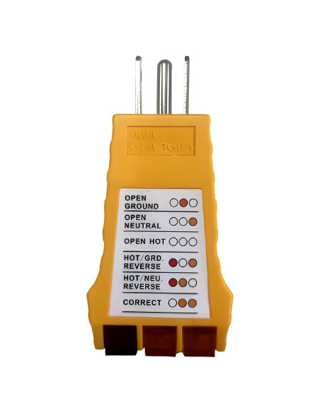 Probador de Salida Fengdinong para Enchufes Eléctricos 125V