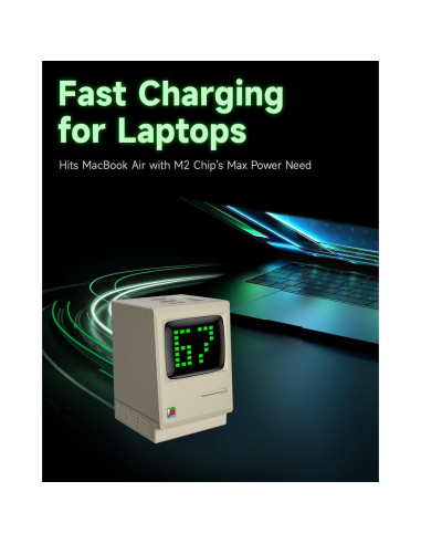 Banco de Energía ICEMAG 10000mAh Cargador USB C 67W