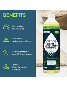 Detergente concentrado Puracy para limpieza de alfombras 0.71L 2