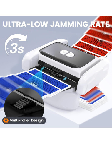 Barajadora Automática Prenoxa TX666 Recargable 2000mAh Silenciosa