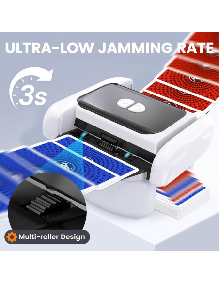 Barajadora Automática Prenoxa TX666 Recargable 2000mAh Silenciosa