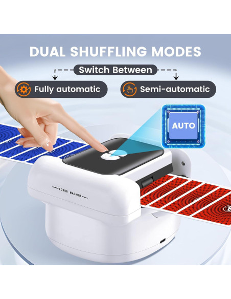 Barajadora Automática Prenoxa TX666 Recargable 2000mAh Silenciosa