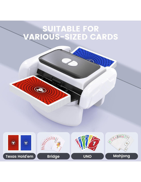 Barajadora Automática Prenoxa TX666 Recargable 2000mAh Silenciosa