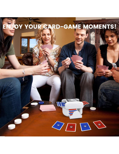 Barajadora Automática Prenoxa TX666 Recargable 2000mAh Silenciosa