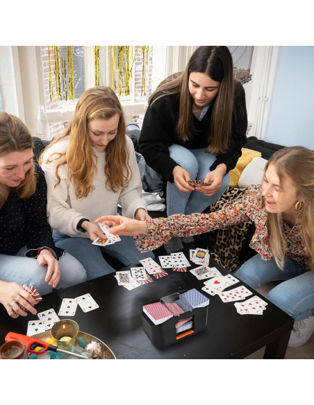 Barajador de Cartas Automático FOSMIJIZ 2 Mazos Recargable 2000mAh