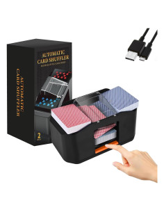 Barajador Automático de Cartas MJYP wy630, Recargable 2000 mAh