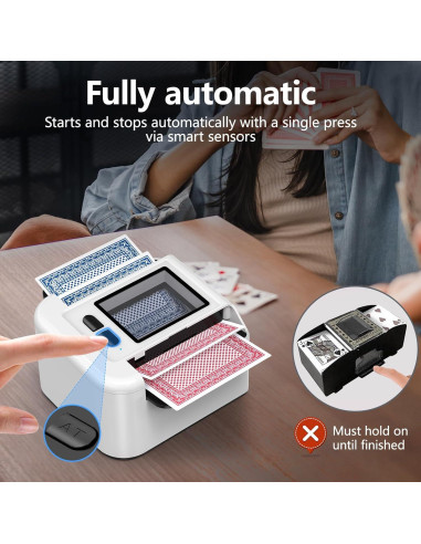 Barajador Automático de Cartas ShinePick - Eléctrico, 2000mAh