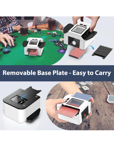 Barajador Automático de Cartas ShinePick - Eléctrico, 2000mAh