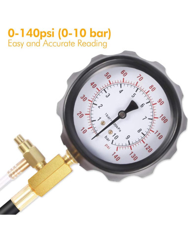 Kit Medidor Presión Inyección Combustible Uprimu 0-140PSI