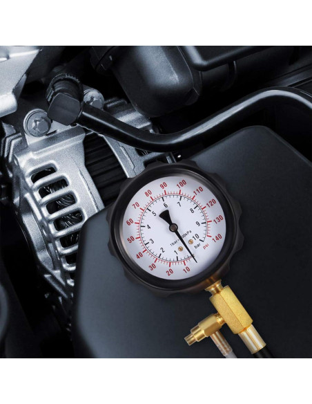 Kit Medidor Presión Inyección Combustible Uprimu 0-140PSI