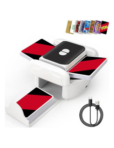 Barajador Automático EJU TX666 para 2 Barajas de Cartas