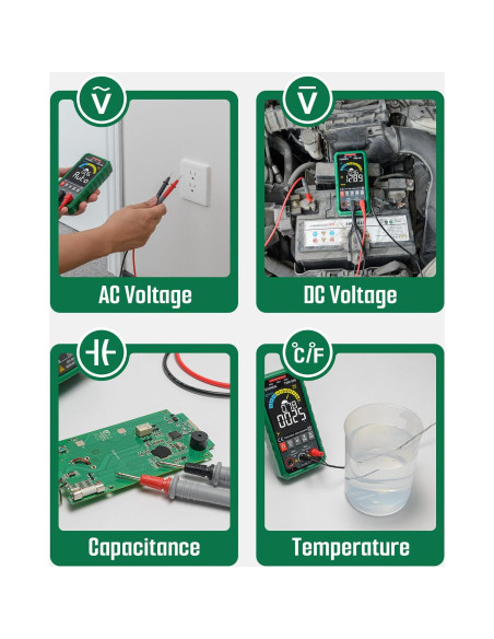 Multímetro Digital TSM-599 Inteligente TRMS 6000 Cuentas