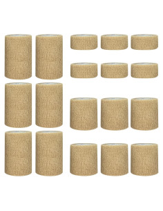 Venda Autoadhesiva BIRDDIE 18 Piezas Color Piel 3 Anchos