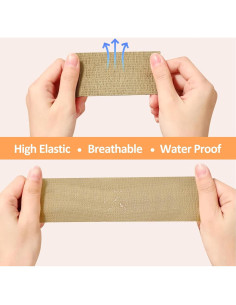 Venda Autoadhesiva BIRDDIE 18 Piezas Color Piel 3 Anchos 2