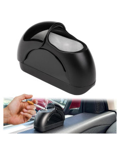 Cenicero de coche FOWSRHRG con tapa y arena extinguible