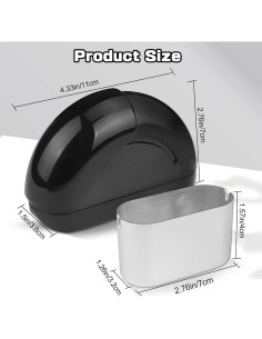 Cenicero de coche FOWSRHRG con tapa y arena extinguible 2