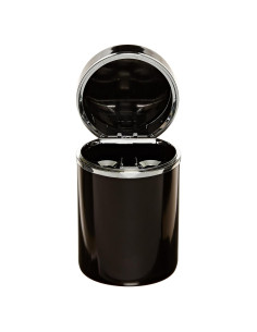 Cenicero de Aluminio Negro y Cromo Bell Automotive 22-1-30230-8