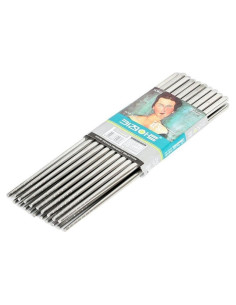 Palillos Antideslizantes de Acero Inoxidable Kitchen Art - 10 Pares 22.4 cm