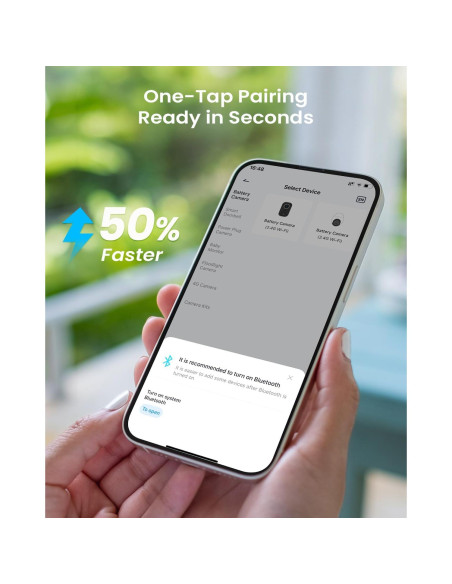 Cámara de Seguridad Solar Inalámbrica ieGeek S5 2K 3MP IP65