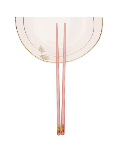 Set de 10 Palillos Reutilizables Auerllcy 24 cm Antideslizantes