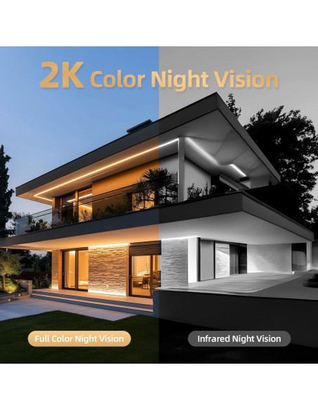 Cámara de Seguridad Solar Inalámbrica PM POPMAKE 2K IP65