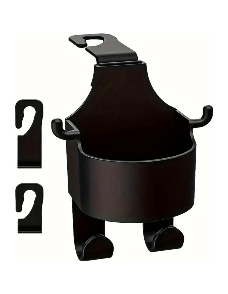 Organizador de Coche 2 Ganchos Reposacabezas con Portavasos