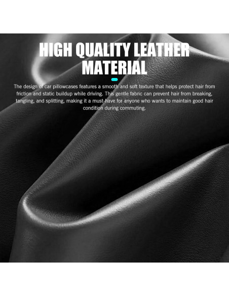 Cubiertas de reposacabezas Shakas 2 PCS, cuero impermeable M