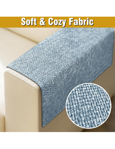 Cubiertas de Brazo de Sofá LovoGemy 61x51cm Impermeables 2 Pcs