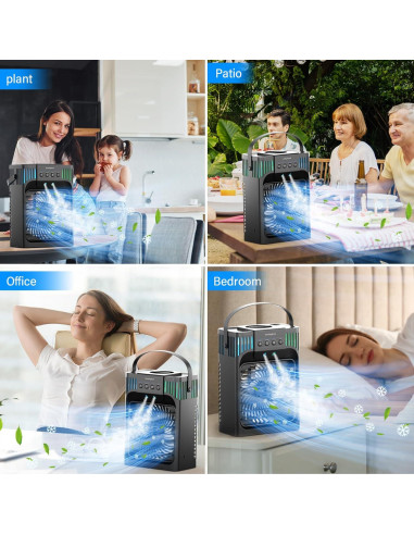 Acondicionador de Aire Portátil Serantzon AC 4-en-1 1200ml