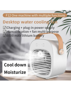 Acondicionador de Aire Portátil Gootu F12 6000mAh USB Blanco 2