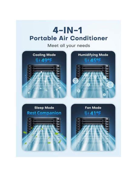 Aire Acondicionado Portátil CENSTECH DL3 2 Galones 20H