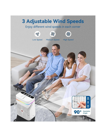 Acondicionador de Aire Portátil HAWANA TT-13 1250ml 4-en-1