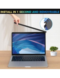 Filtro de Pantalla de Privacidad 14" JEAPKA Antirreflejo 2