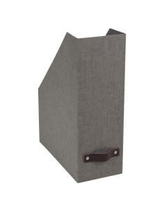 Caja de Almacenamiento Vertical Bigso Estelle 24.9x11.4x32cm Gris