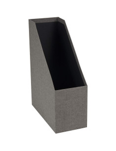 Caja de Almacenamiento Vertical Bigso Estelle 24.9x11.4x32cm Gris 2